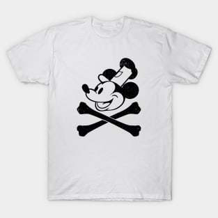 STEAMBOAT WILLIE JOLLY ROGER T-Shirt